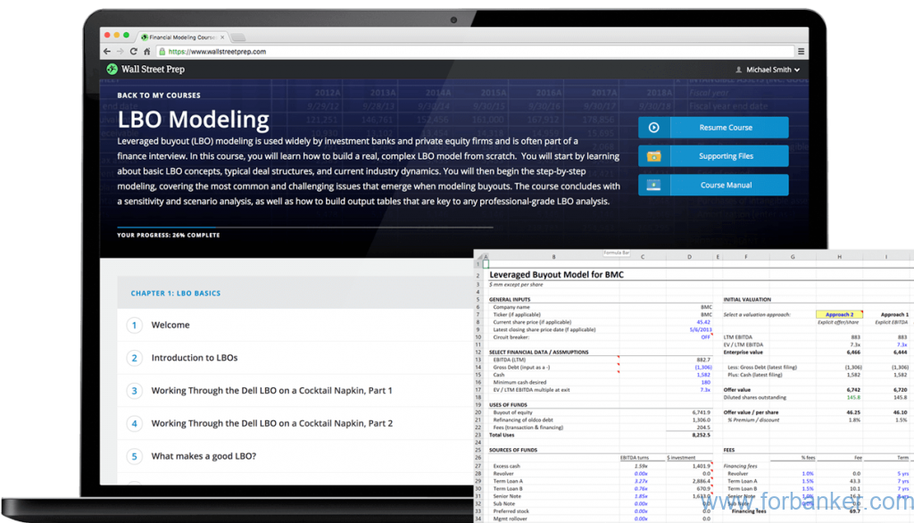 LBO Modeling(Wall Street Prep) 介绍